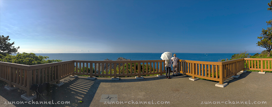 潮岬最南端見晴台からのパノラマ画像